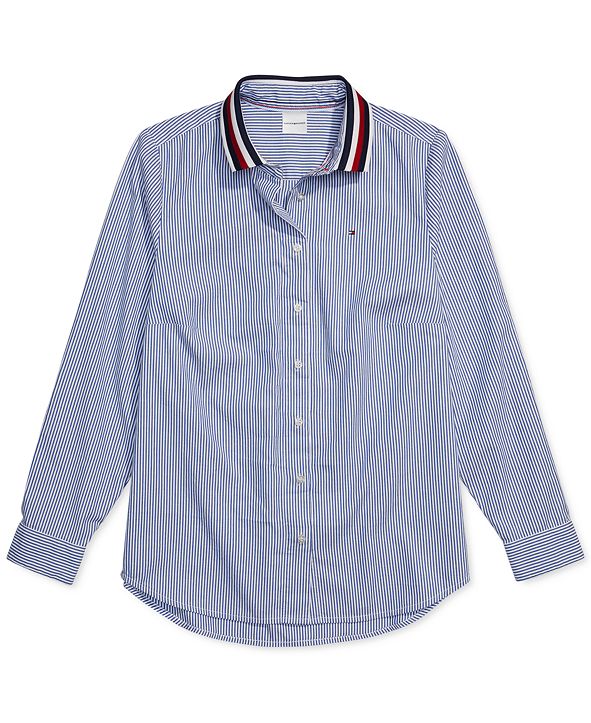 tommy collar shirt