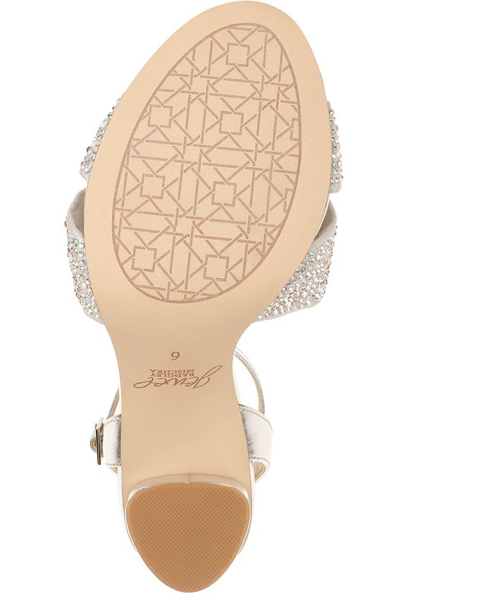jewel by badgley mischka nicoline evening sandals
