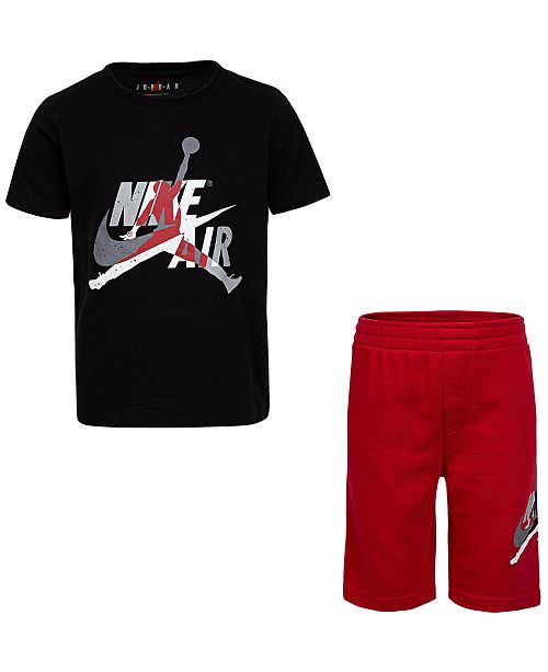 Jordan Toddler Boys 2 Pc Jumpman Classics T Shirt Shorts Set