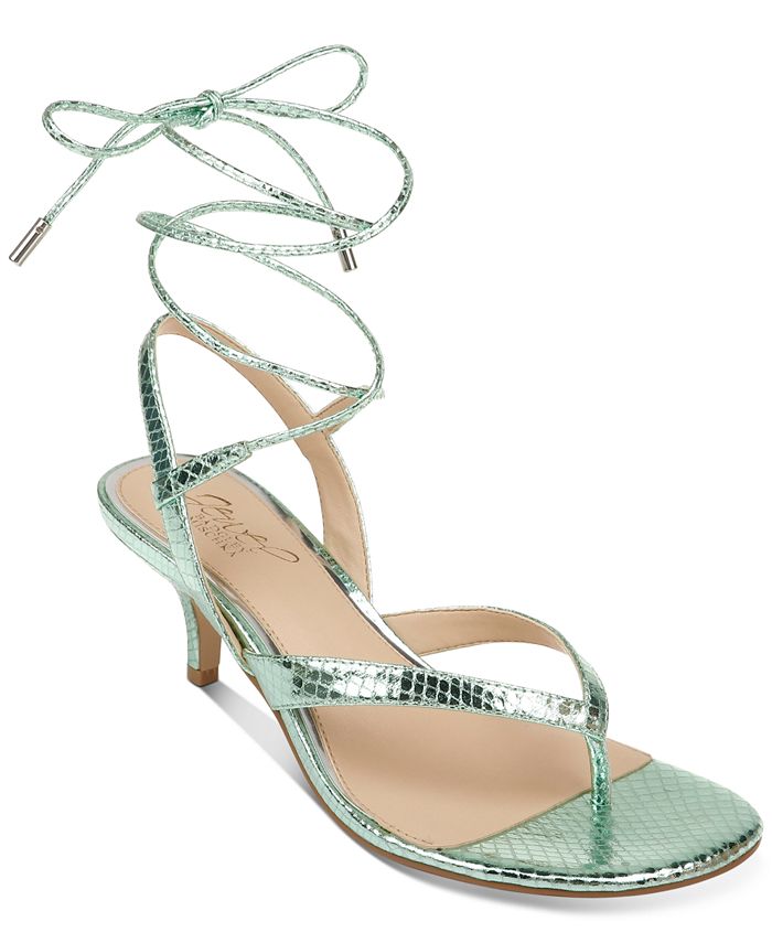 Jewel Badgley Mischka Nolin Dress Thong Sandal - Macy's