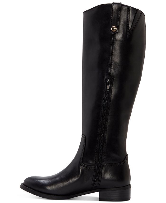 INC International Concepts Fawne Wide-Calf Riding Leather Boots ...