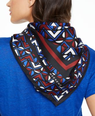 Weekend Max Mara Silk Printed Scarf - Macy's