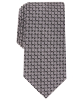 Perry Ellis Men's Wimer Check Tie - Black