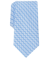 Perry Ellis Men's Wimer Check Tie - Blue