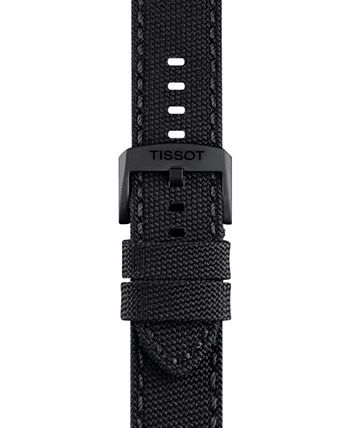 Tissot Men's Swiss T-Sport Chrono XL Black Fabric Strap Watch 45mm - Macy's