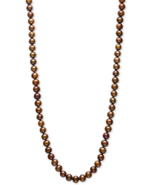 image of Dyed Chocolate Cultured Freshwater Pearl (7mm) 24