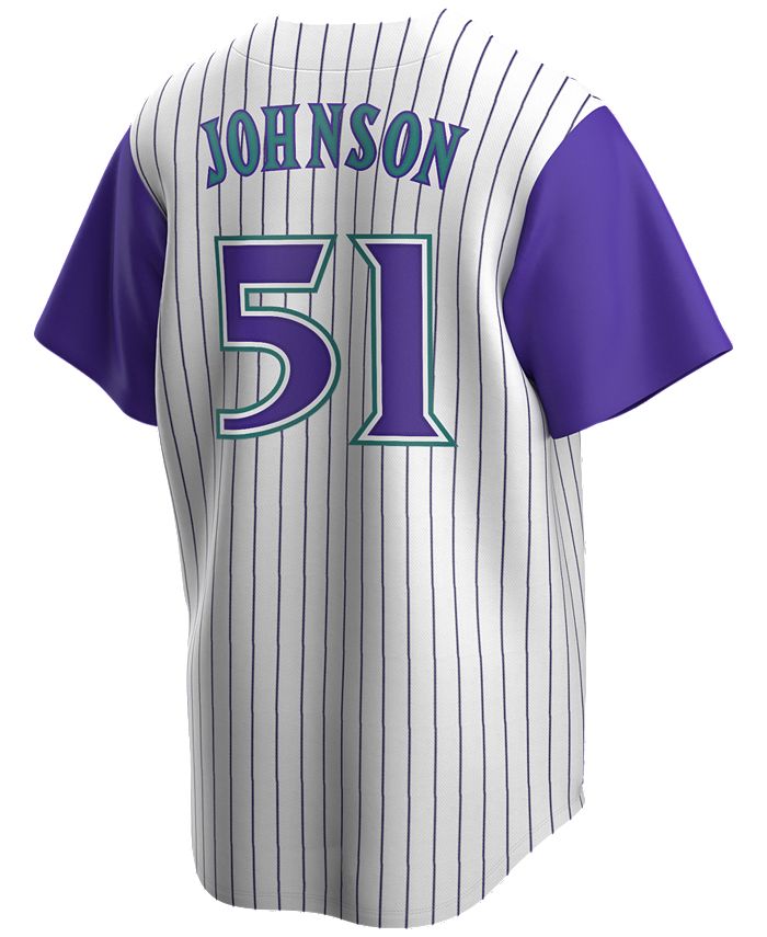 Men's Arizona Diamondbacks Randy Johnson Profile Black Big & Tall  Cooperstown Collection Player Name & Number T-Shirt
