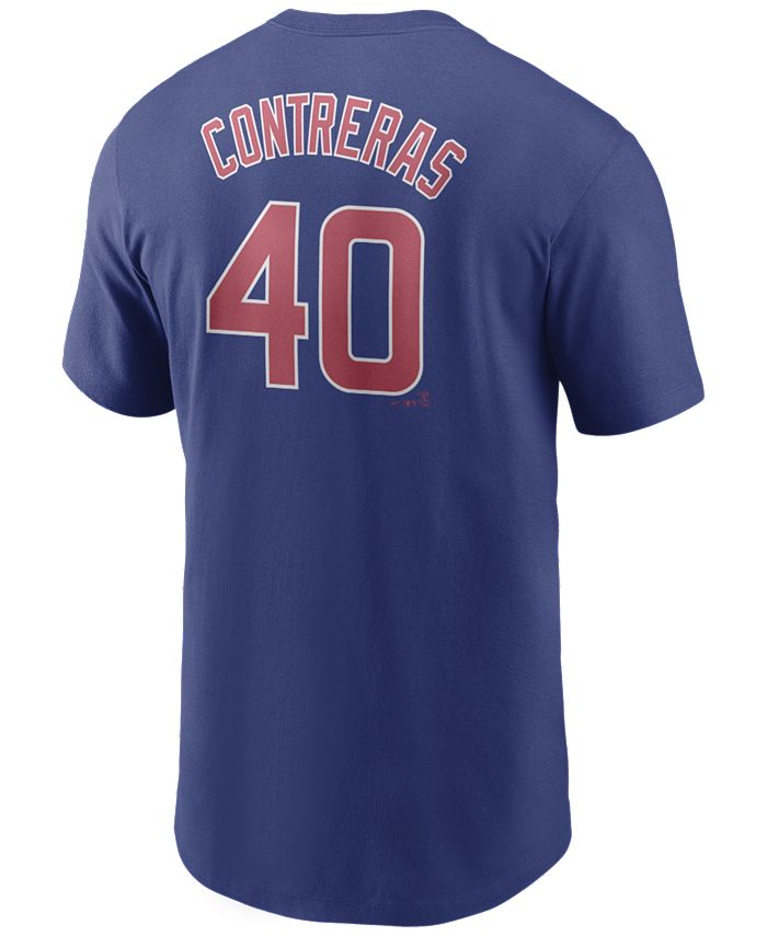 Nike Men's Willson Contreras Chicago Cubs Name and Number Player T-Shirt -  Macy's