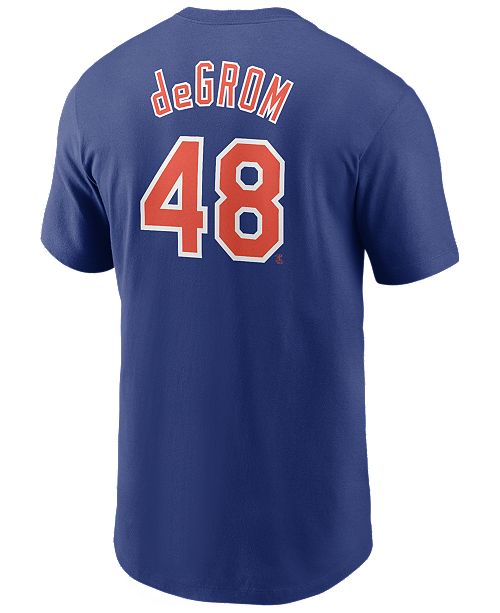 Nike Men S Jacob Degrom New York Mets Name And Number