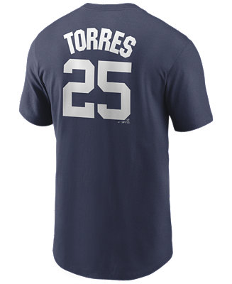 Nike Men's Gleyber Torres New York Yankees Name and Number Player