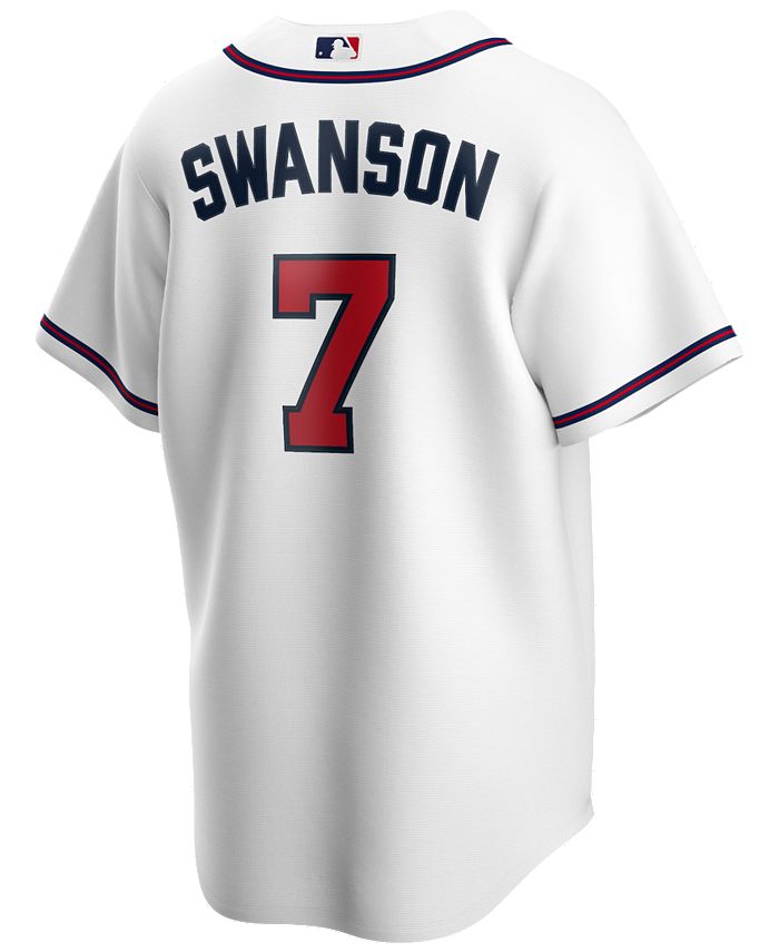 Nike Men's Dansby Swanson Atlanta Braves Official Player Replica Jersey -  Macy's
