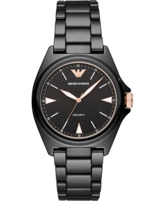 Black Ceramic Bracelet Watch 40mm 