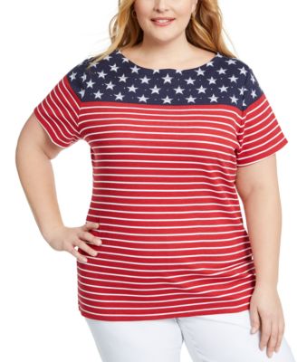 macy's last act plus size tops