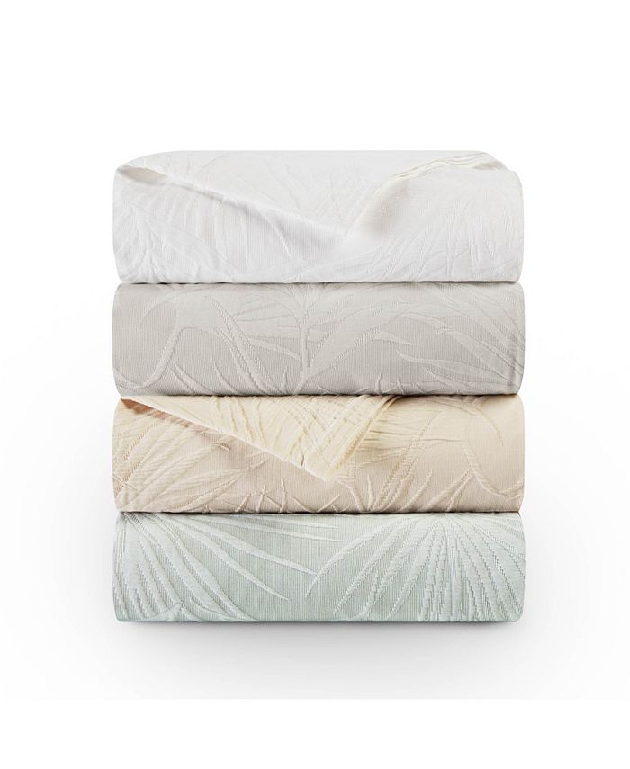 Nouvelle Home - Ella European Matalasse Coverlet Set Twin White