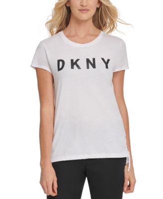DKNY - Cotton Tie-Side Graphic T-Shirt