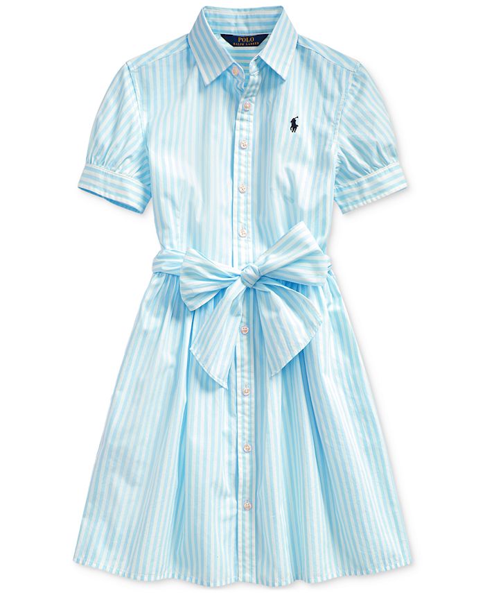 Polo ralph lauren store striped cotton shirtdress