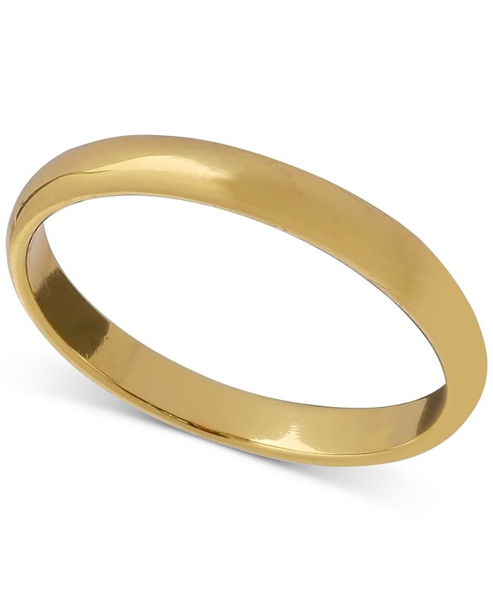 Giani Bernini - Polished Band in 18k Gold-Plated Sterling Silver