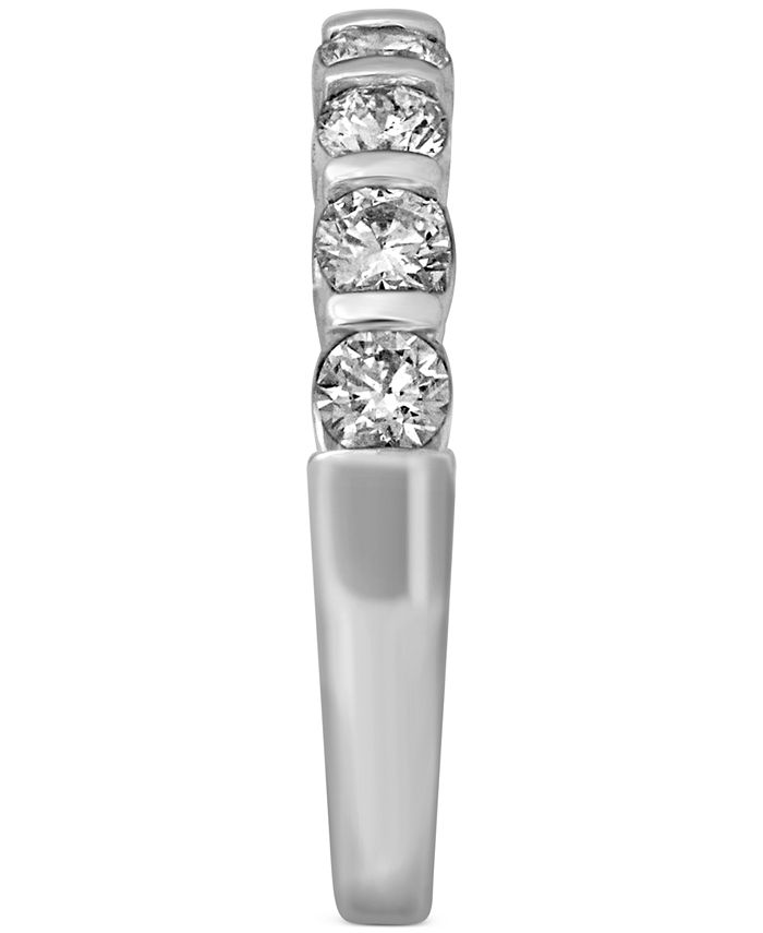 Macy's Diamond Bar Band (1 ct. t.w.) in 14k White Gold Macy's