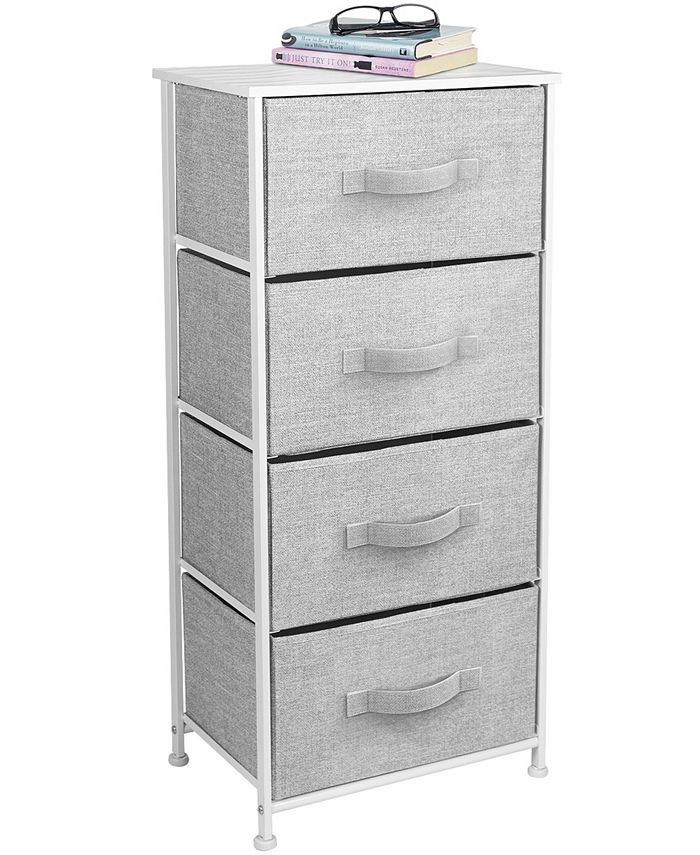 Sorbus Dresser With Fabric Bins - Macy's