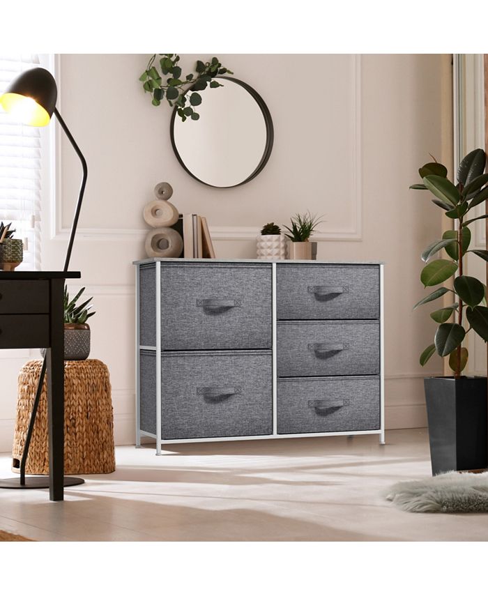 Sorbus Dresser with 5 Drawers Macy's