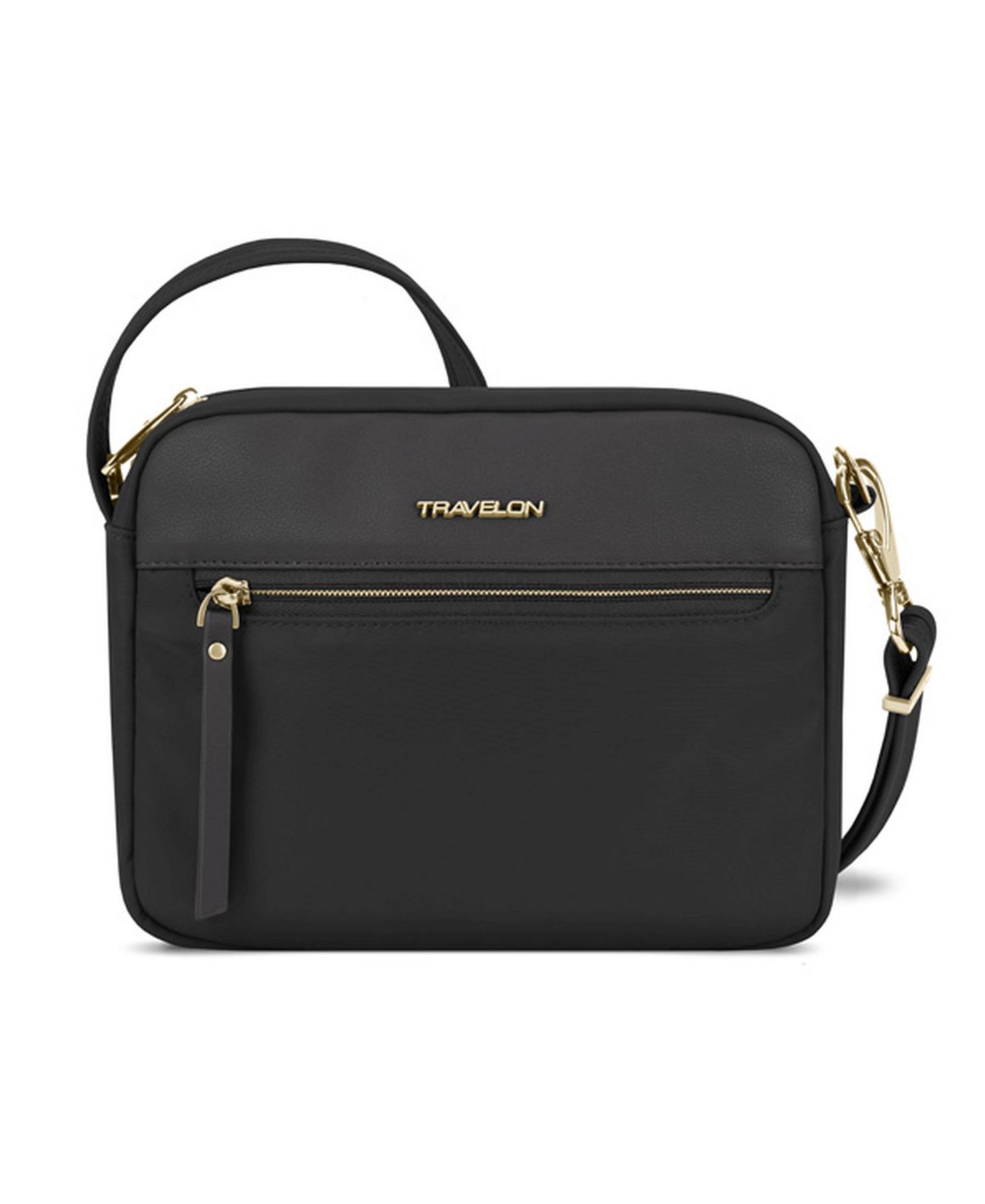 Женская сумка Travelon Anti-Theft Addison Small Crossbody, цвет: Чёрный — фото 1