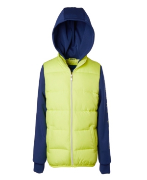 image of Perry Ellis Little Boys Vest with Neoprene Hood and Sleeves