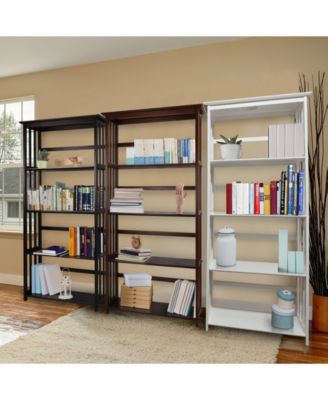Mission Style 5-Shelf Bookcase