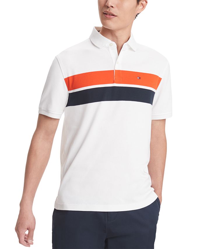 Tommy Hilfiger Men's Paul Stripe Polo Shirt, Created for Macy's - Macy's