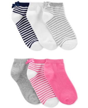 image of Carter-s Little Girls 6-Pack Socks