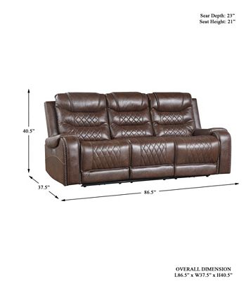 Homelegance - Bailey Recliner Sofa