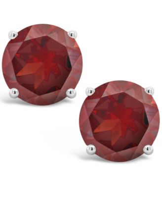 macys garnet earrings