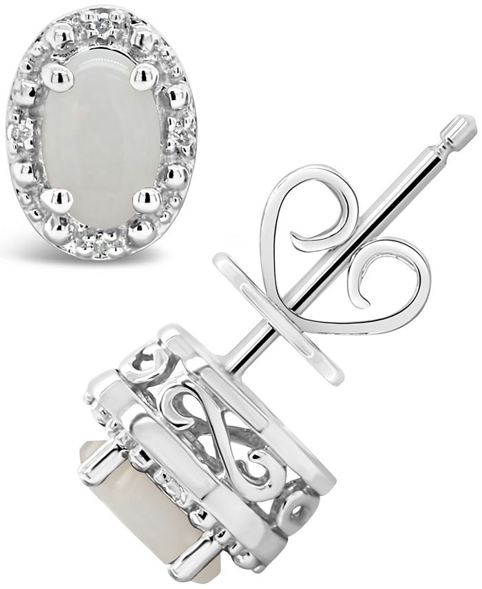 Macy's silver store earrings sale
