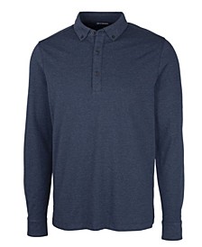 Men's Advantage Jersey Long Sleeve Polo Shirt