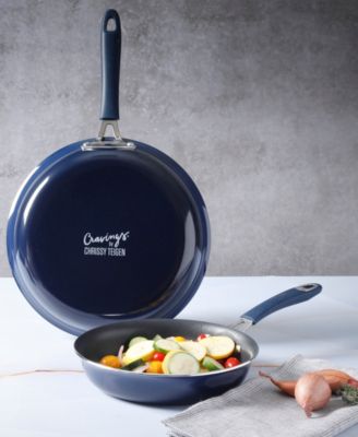 Cravings by Chrissy Teigen - Nonstick Aluminum Fry Pans, 2-Pc. Set Brand Name