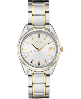 seiko ladies two tone watches