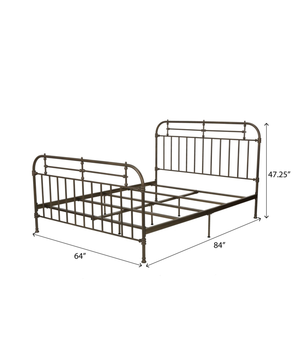 Noble House Nathan Queen Bed In Champagne