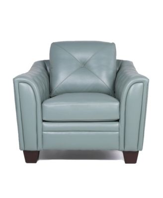 Jaira Tufted Leather Club Chair
