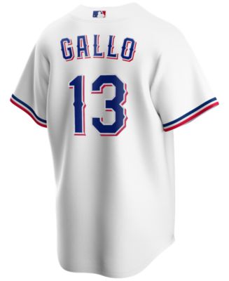 Texas Rangers Joey Gallo Official Light Blue Authentic Men's Majestic PICO  DE GALLO /Red 2018 Players' Weekend Flex Base Player MLB Jersey  S,M,L,XL,XXL,XXXL,XXXXL