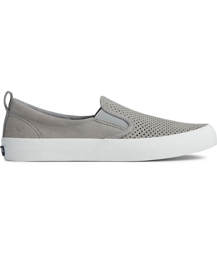 Sperry Women's Crest Twin Gore Perforated Slip On Sneakers - Macy's