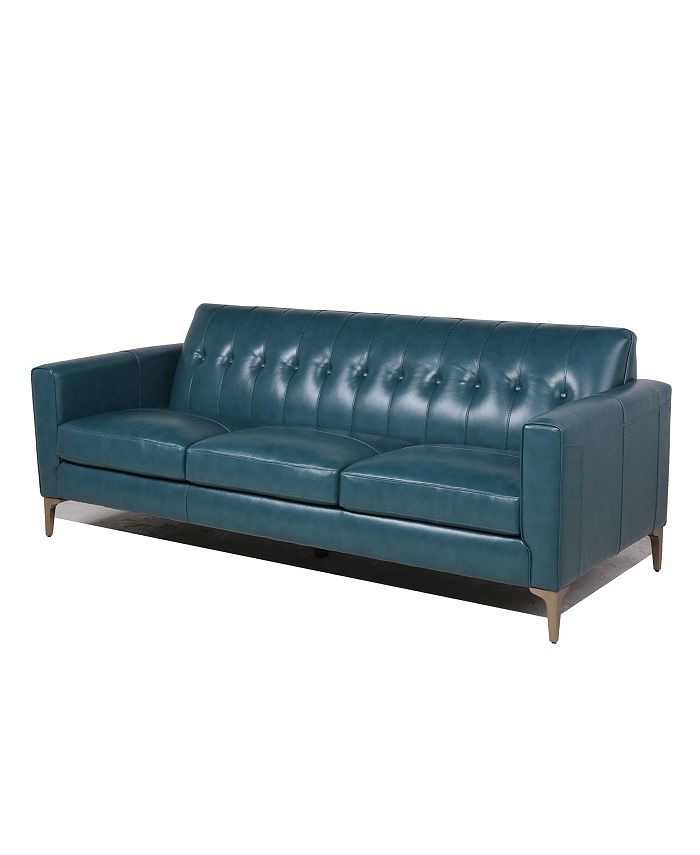 overzee zelfmoord besluiten Nice Link Nataylyn Leather Sofa & Reviews - Furniture - Macy's