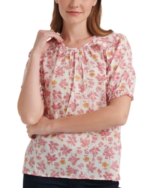 image of Lucky Brand Floral-Print Top