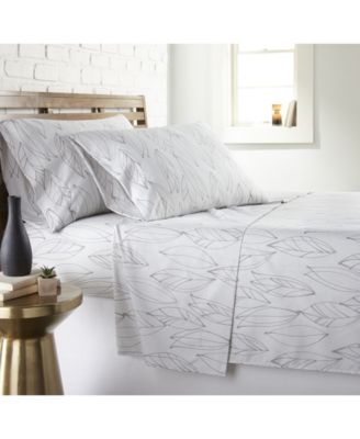 Modern Foliage Ultra Soft 4-Pc. Sheet Sets, Queen