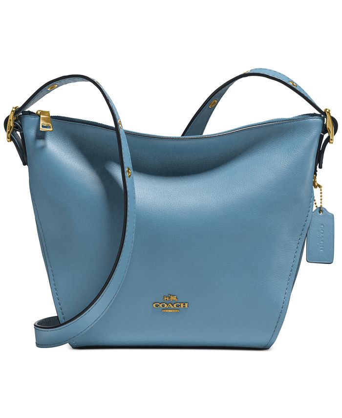 Coach crossbody dufflette in refined leather clearance