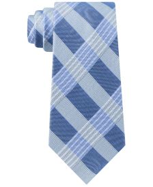 Men's Semi-Contrast Plaid Tie 