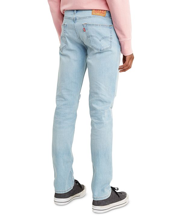 Levi's LeviâsÂ® Flex Men's 511â¢ Slim Fit Rip and Repair Jeans & Reviews - Jeans - Men - Macy's