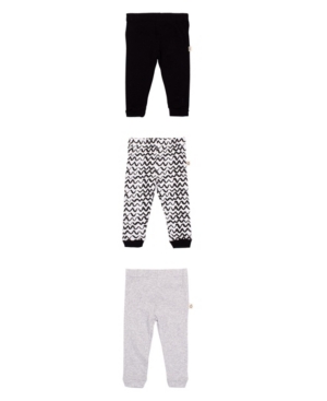Snugabye Baby Boys and Girls Legging Set 3 Pack