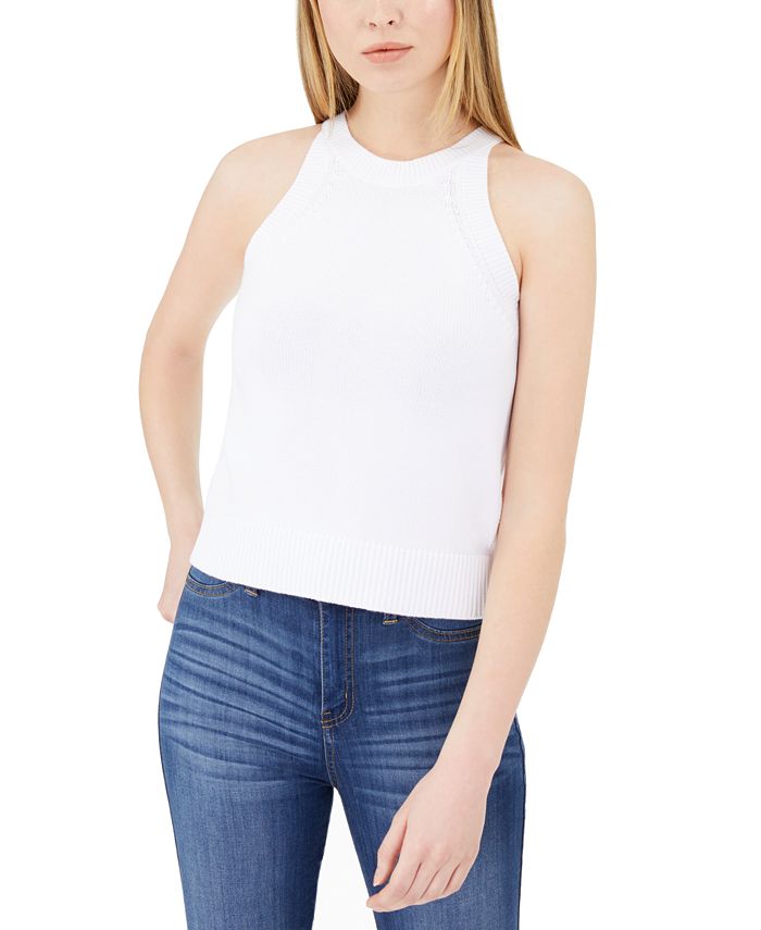 Calvin Klein Jeans High Neck Tank Top - Macy's