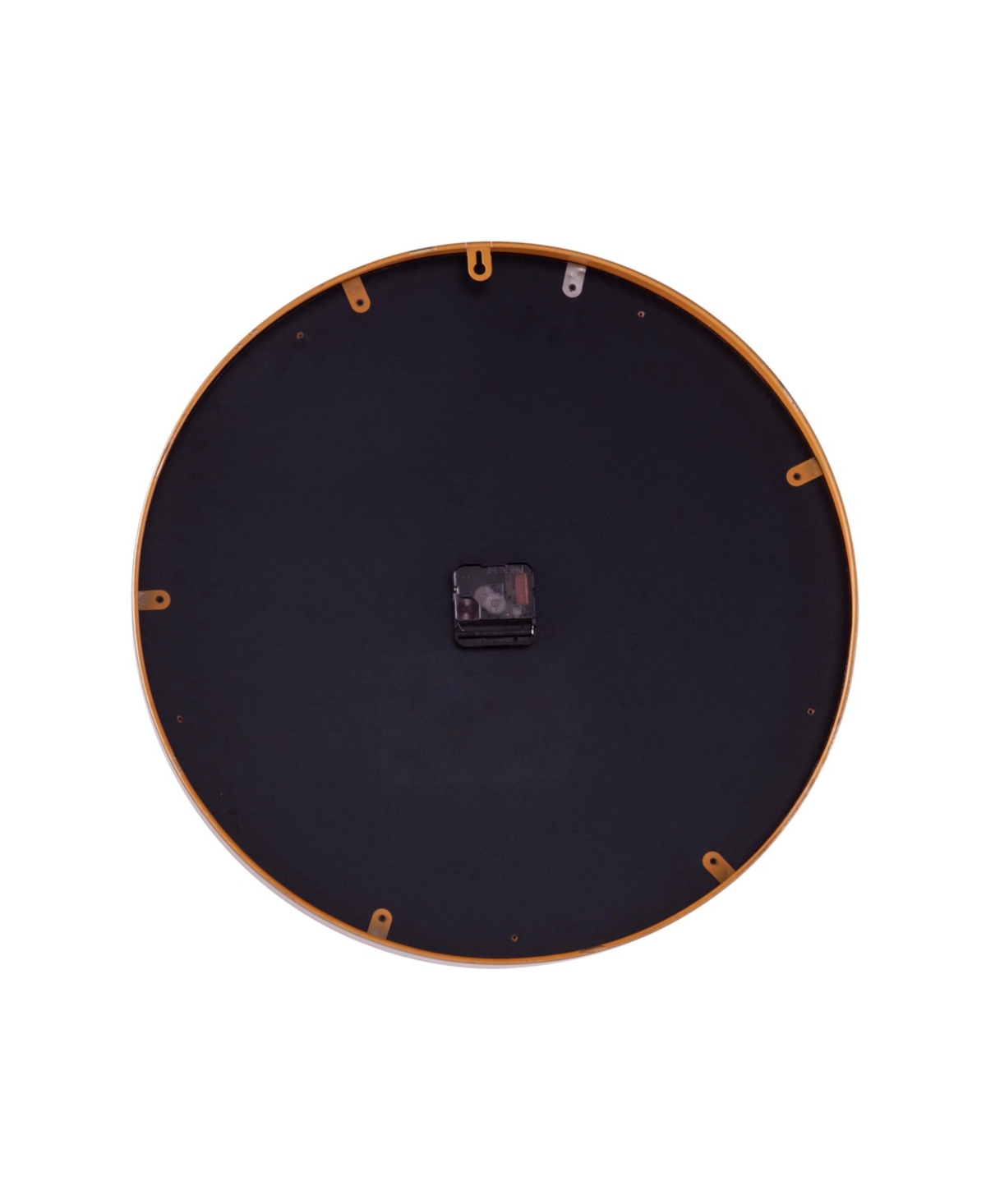 Southern Enterprises Arari Decorative Wall Clock - Gold, Gray Veining