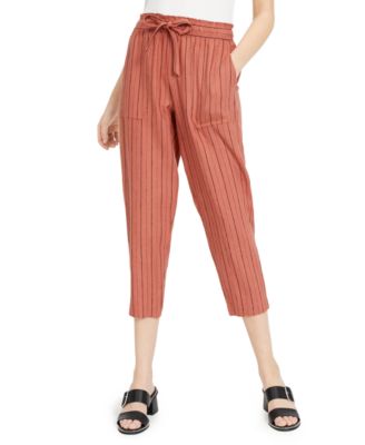 indigo rein striped linen pants