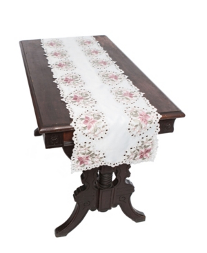 Manor Luxe Embroidered Cutwork Table Runner